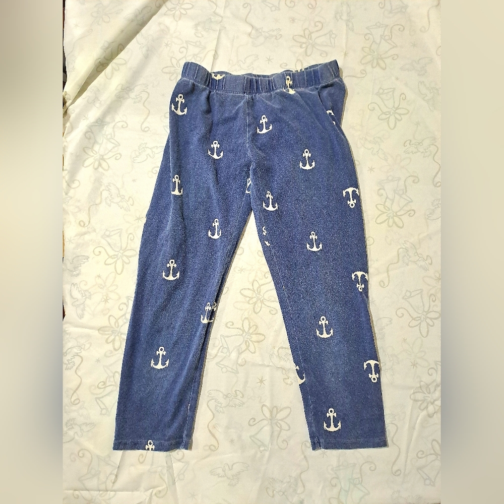 Anchor capri leggings